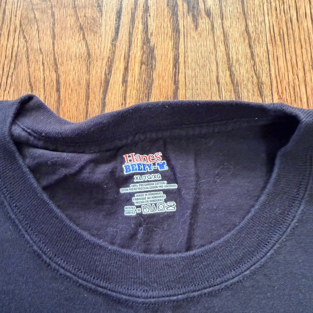 Hanes Beefy-T 2016 College Football Playoff Graphic T-Shirt XL Black NCAA - Picture 3 of 6